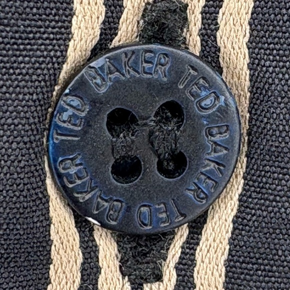 Ted Baker Striped Sateen Finish 100% Cotton Button Down Shirt | Size 2 (S) - Picture 10 of 11